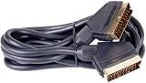 5m Scart Lead / Gold Plated / 21 Pins Connected / 5 Metre (BY CABLES 4 ALL)