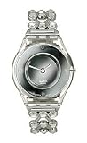 Swatch Skin Dapper Queen Crystal Links Silver Dial Women's Watch #SFK343G
