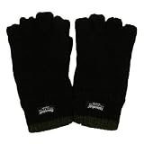 Fingerless Raggwool Glove - Black