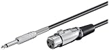 6.0m 6.3mm Micro Klinkenstecker auf 3-pol. XLR Kupplung