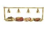 Buffet Enhancements 1BAGHL72 Four Lamp Heated Serving Line in Brass
