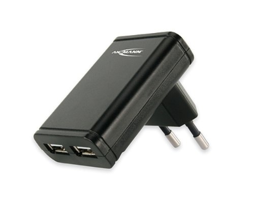 Ansmann Dual Slim Lade-Netzteil USB 2.0 schwarz Preisvergleich
