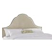 Avignon Luxe Velvet Headboard - White (Full/ Queen)