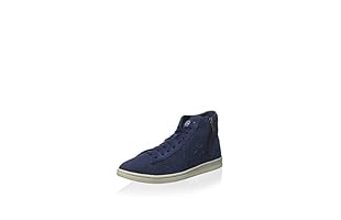 Converse Zapatillas abotinadas Pro Lea Lp Mid Suede Zip Perf (Azul Marino)