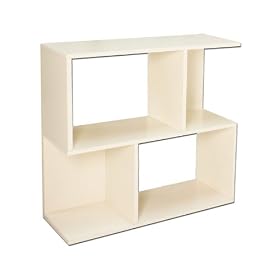 Way Basics zBoard Eco Modern Storage Soho Shelf, White by Way Basics
