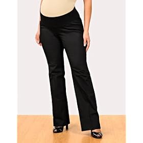 Motherhood Maternity: Under Belly Twill Boot Cut Maternity Pants