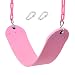 Pink Swing Seat - Heavy Duty Chain Plastic Coated - Playground Swing Set Accessories Replacement Gift Box Set Birthday Gift
