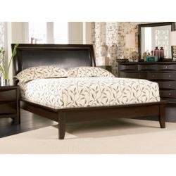 California King Size Platform Bed - Phoenix California King Size Platform Bed in Rich Deep Cappuccino - Coaster - 200410KW