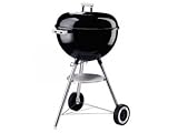 Weber One Touch: 441001 18.5'' One-Touch Silver Charcoal Grill with Heavy-Duty Plated Steel Cooking