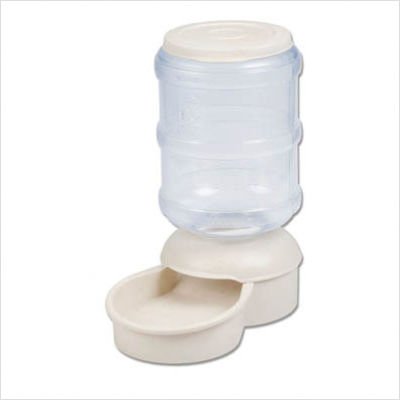 Le Bistro Microban Automatic Pet Feeder in White Capacity: 20 Pounds