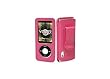 CrazyOnDigital Premium Pink iPod Nano 5th Generation Leather Case. CrazyOnDigital Retail Package