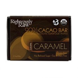 Caramel Cacao Truffle Bar 2.3oz truffle by Righteously Raw