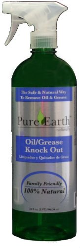 32 Ounce, All Natural, Oil & Grease Knockout for Kitchens, Stoves, Counters, Appliances, Hoods, and More