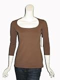 SUSANA MONACO Scoop 3/4 Slv Tunic Top in Putty