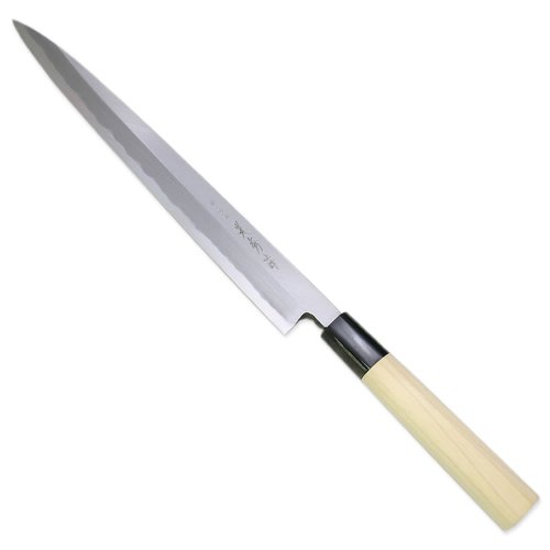 堺一文字光秀 和包丁 白钢 霞研 刺身包丁 柳刃