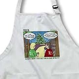 GPS Navigation or Geo-caching to the Land of Oz Emerald City - BLACK Full Length Apron With Pockets 22w X 30l