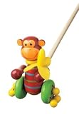 Orange Tree Monkey Push Along