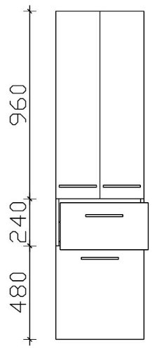 Pelipal Cassca Hochschrank 168