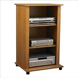 Ameriwood Industries 46855GM - Altra Collection Audio Rack - Apple Tree
