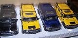 Maisto 1/24 Scale Diecast 2003 Hummer H2 Suv Box of Three Colors 4 Truck Box