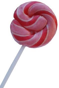 Large Bubble Gum Flavoured Lollipop x10