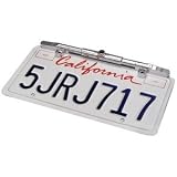 New High Quality BOYO VTL405 ULTRA SLIM METAL BAR TYPE LICENSE PLATE CAMERA (CHROME ZINC) (12 VOLT SECURITY/STARTERS)