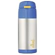 Foogo by Thermos Leak-Proof SS 12 oz Straw Bottle in Blue