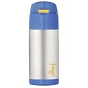 Foogo by Thermos Leak-Proof SS 12 oz Straw Bottle in Blue