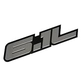6.1L Liter Silver Hemi Engine Real Aluminum Emblem Badge for Dodge Charger Challenger... 