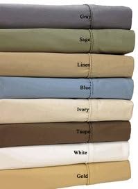 WRINKLE FREE 650 THREAD COUNT EGYPTIAN COTTON DUVET COVER SET = TWIN/TWIN XL = BLUE COLOR (SOLD BY: HOTEL AT HOME ILLINOIS, INC.)