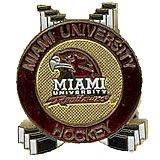 Miami RedHawks Hockey Six Sticks Pin