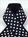 Schiff Ribbons 44501-5 7/8-Inch Grosgrain Fashion Polka Dot Ribbon, 10-Yard, Black/White