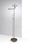 Holtkoetter Old Bronze Marble Glass Swing Arm Floor Lamp