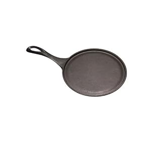Tomlinson 1016269 7\” Round Cast Iron Griddle with Handle