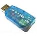 Dynamode USB-SOUNDCARD2.0 tarjeta de audio - Tarjeta de sonido (5.1, USB, 51 g)