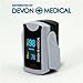 Devon Medical C3G Fingertip Pulse Oximeter for Adults AND Children (with FREE Devon Carrying Case)