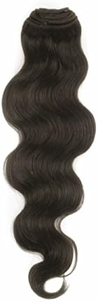 Spring Hair 100% Natural Unprocessed Brazilian Virgin Human Hair Clip in Extensions 7pcs Body Wave Natural Black 18 Inch