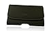 Horizontal Sideways Leather Belt Clip Case Cover Pouch Holster for Motorola Droid Turbo/Fits with Mophie Juice Pack