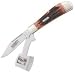 Marble Knives 111 Founder's Folding Axe Pocket Knife with Stag Bone Handles
