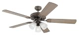 Westinghouse 78434 Vintage Three Light 52 Inch Five Blade Ceiling Fan, Old Chicago with Frosted Ribbed Shades 311dvI3nxYL. SL160 Westinghouse 78434 Vintage Three Light 52 Inch Five Blade Ceiling Fan, Old Chicago with Frosted Ribbed Shades