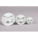 Veined Butterfly Cutters 3 Plungers Sugarcraft By FlissyTM