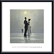 Art Poster Metal Framed Print - Dance Me to the End of Love (square) - Artist: Jack Vettriano- Poster Size: 15 X 15