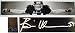 Brian Urlacher Chicago Bears 17x72 Bear Hug B&W Poster Autographed