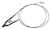 MUELLER ELECTRIC AI-000480 Ground Strap, Flat Nose Clip, Ring Tongue Terminal, 39.4", 1 m