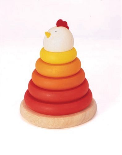 Childrens Toyshop   : Pintoy Stacking Hen by John Crane