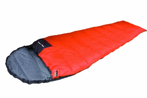 High Peak Schlafsack Easy Travel, dunkelorange/dunkelgrau, 20071