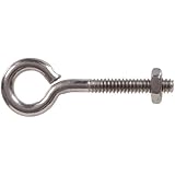 The Hillman Group The Hillman Group 4289 1/4-20 x 3 In. Stainless Steel Eye Bolts with Nut (5-Pack)