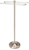 Taymor Floor Standing Towel Valet, Satin Nickel