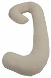 Snoogle Chic Jersey - Snoogle Replacement Cover with Zipper for Easy Use - 100% Cotton Knit - Sand