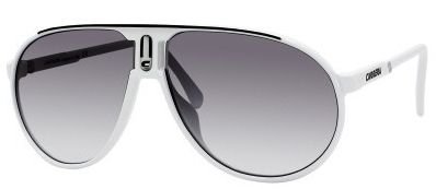 Carrera CHAMPION (0CCPJJ) White Black w/ Gray Shaded Lens 62mm
